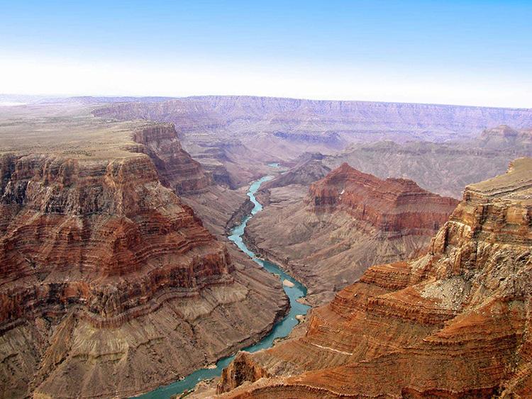 Desert canyon valley